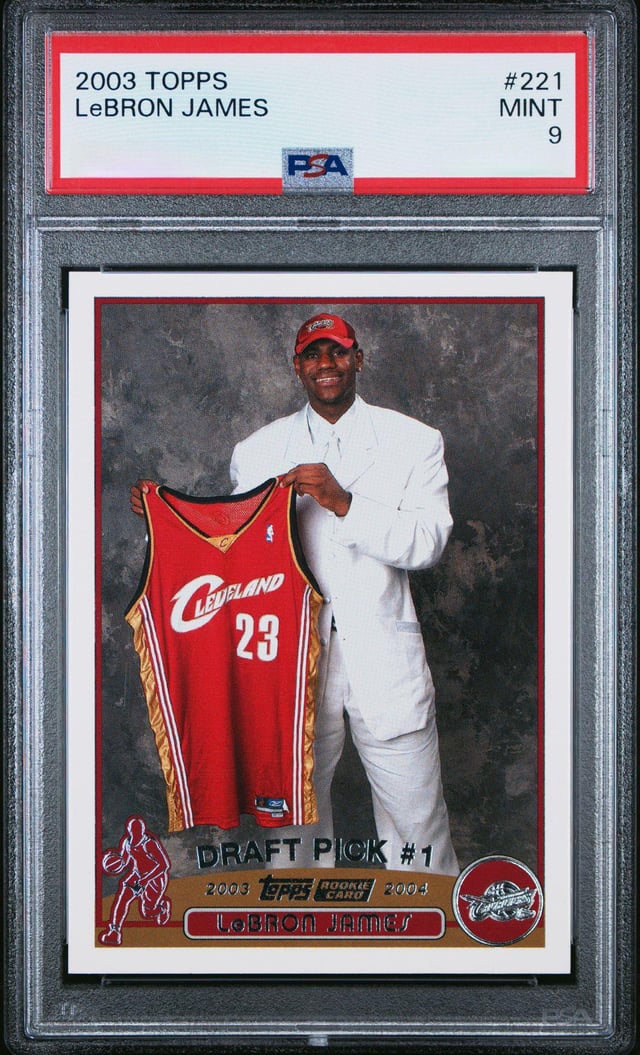 LeBron RC PSA 7 to PSA 9! : r/sportscards