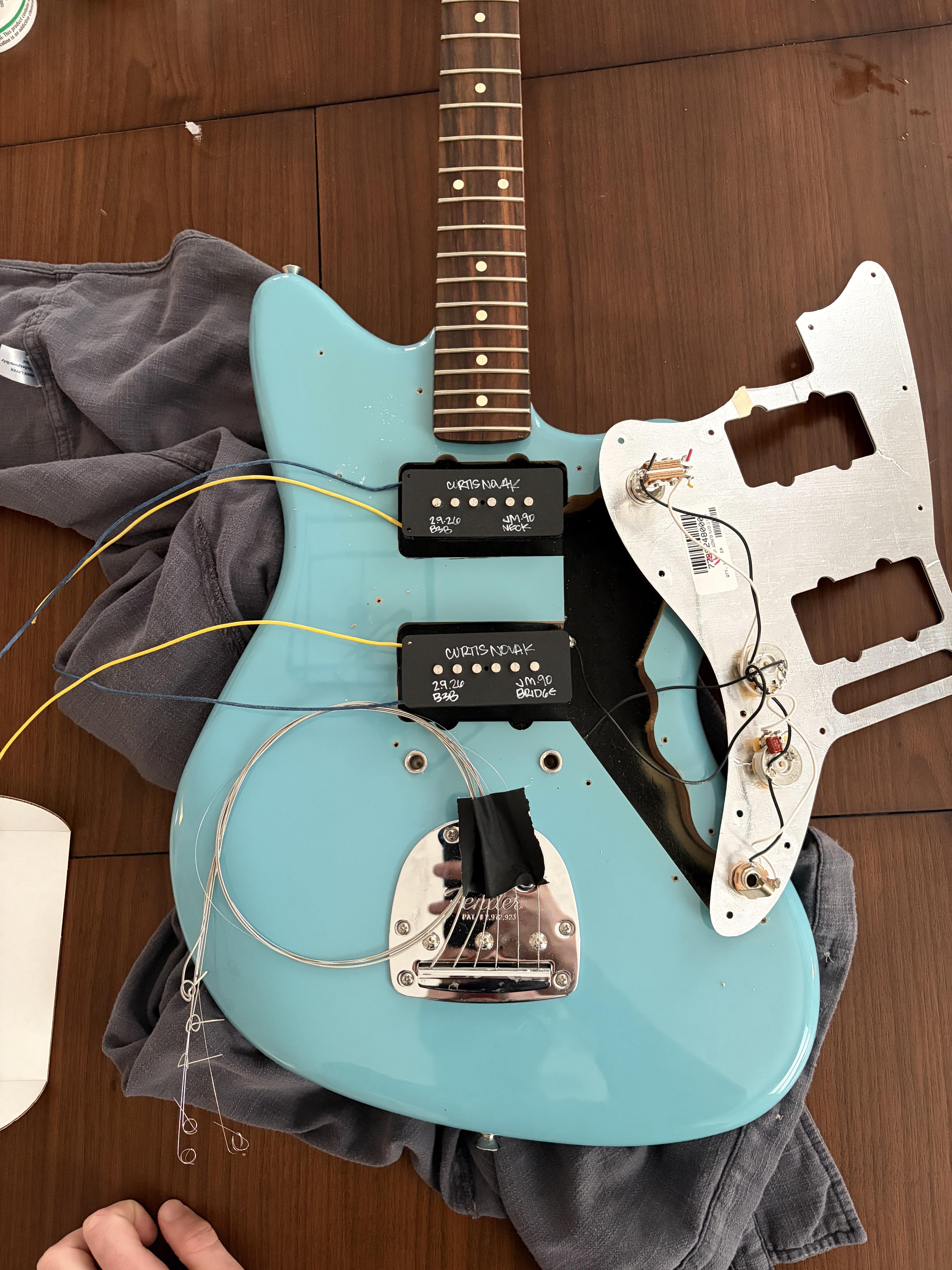 Novak Pickup Install Direction : r/Jazzmaster