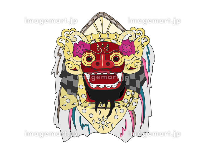 バリ島の神様、聖獣バロンのイラスト素材 [242691131]｜毎月1点無料