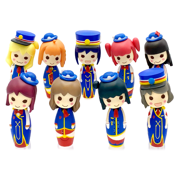 ラブライブ！サンシャイン!! こけしフィギュア HAPPY PARTY TRAIN ver