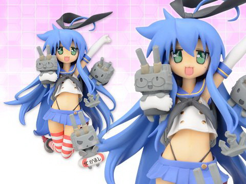 らき☆すた×艦これ」コラボイラストがフィギュア化、第1弾は島風コスの