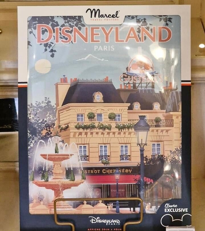 Marcel Travel poster - chez remy - Disneyland Paris | Magical