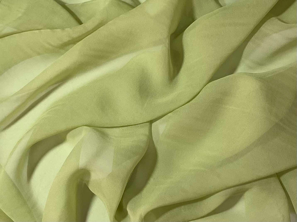 Pistachio Green - 8mm Silk Chiffon Fabric – Prism Fabrics & Crafts