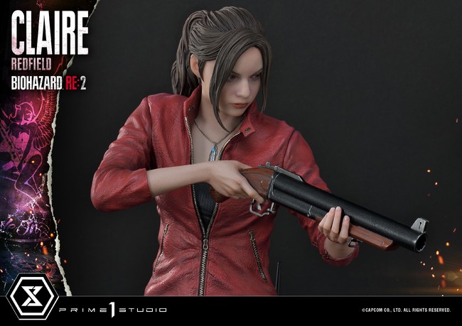 バイオハザード RE:2』のレオンとクレアがジオラマタイプのスタチュー