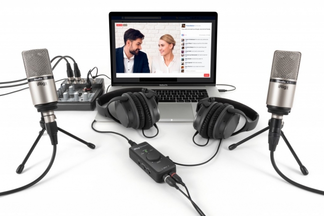 IK Multimedia社がストリーミング配信のために設計したオーディオ
