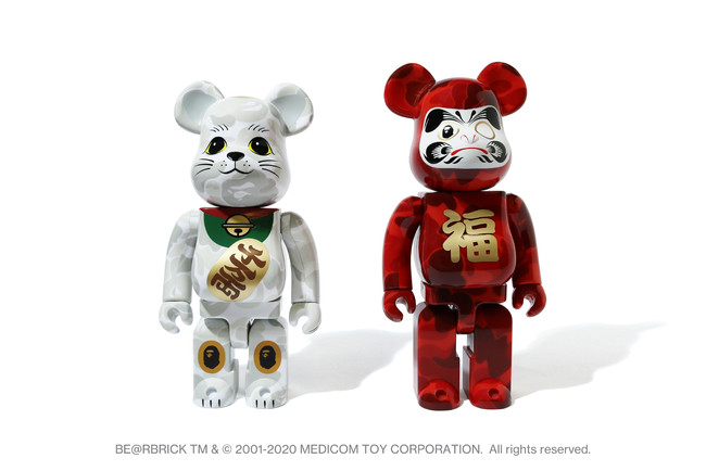 BE@RBRICK BAPE® 招き猫 ＆ 達磨 | 株式会社 ノーウェアのプレスリリース