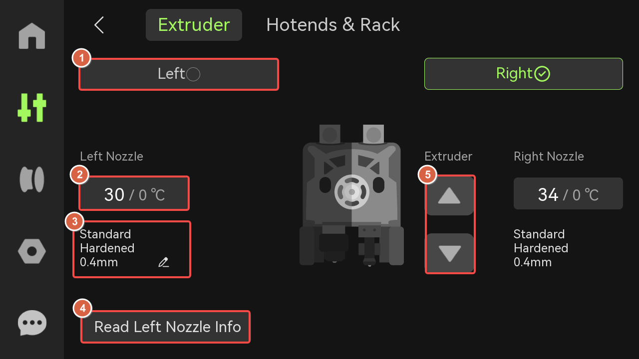 H2C Screen Operation Guide | Bambu Lab Wiki