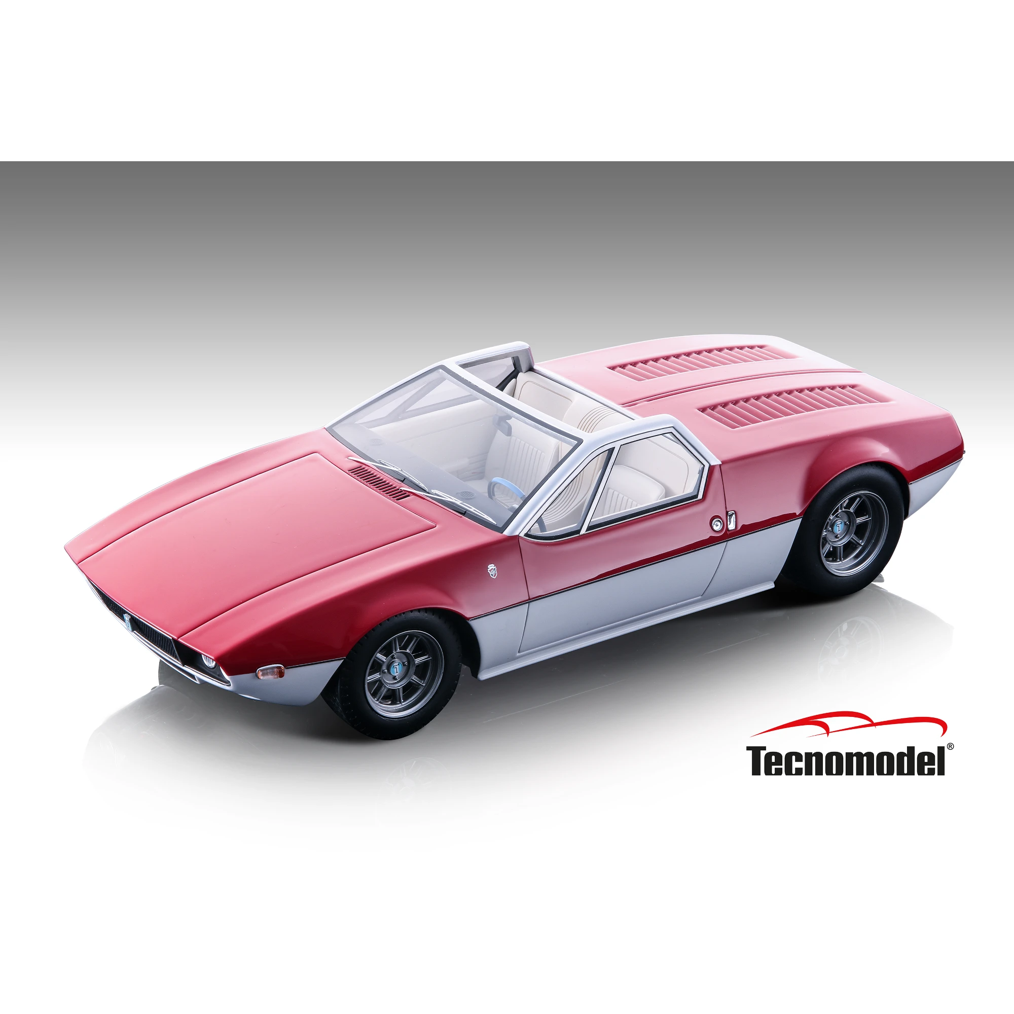 De Tomaso Mangusta Spyder Bi-Colour Metallic Red and Silver 1966
