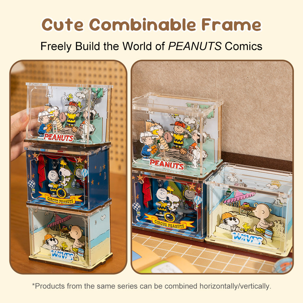 Puremind x Snoopy – Baseball Time Wooden Puzzle 2101