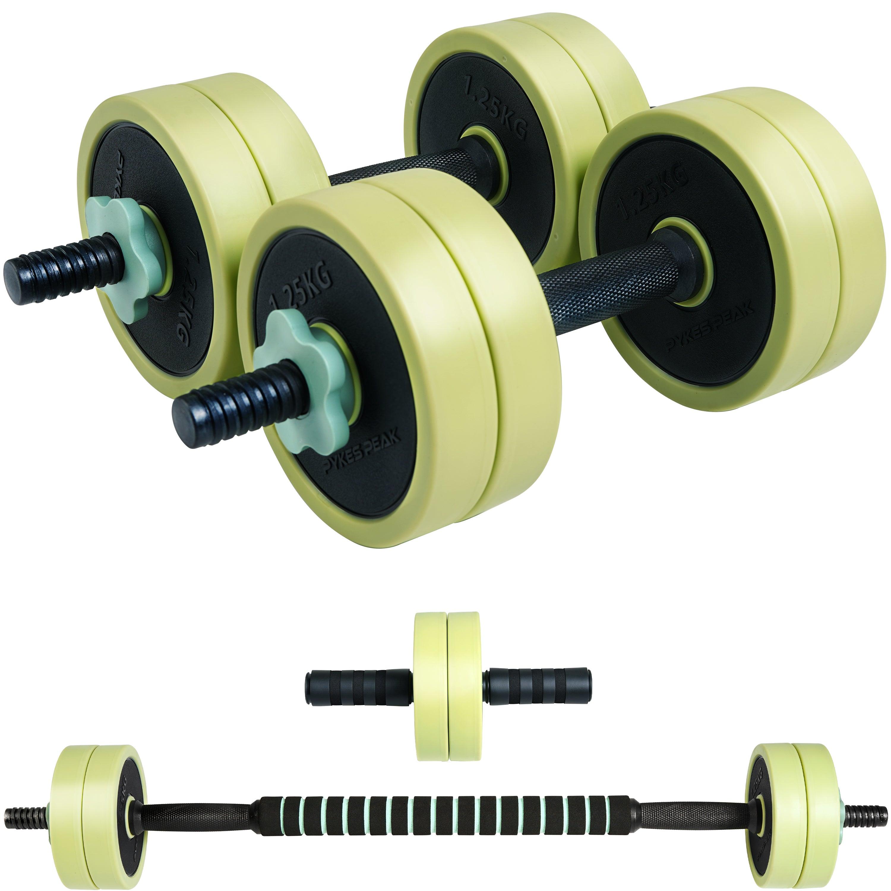 ダンベル 可変式 セット 5kg 10kg 15kg 20kg 2個セット バーベル 可変
