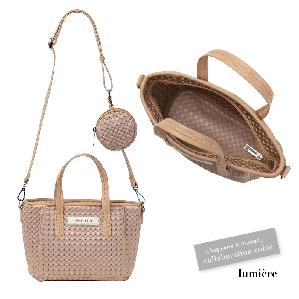 インスタ話題パリ発 q bag paris bubble バブル 新素材ハンドバッグ