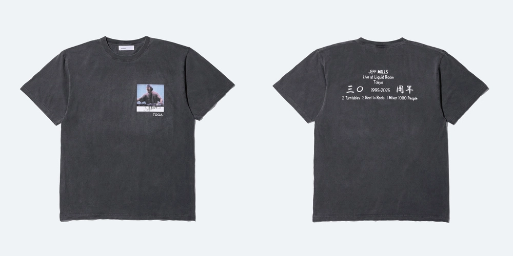 JEFF MILLS × TOGA、ワールドツアー記念コラボレーションが TOGA