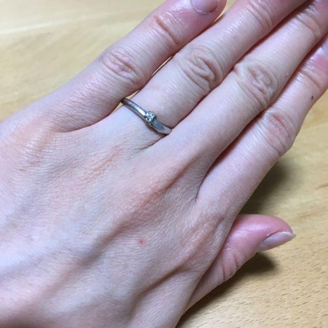 この指輪には「結」という名前がついています。その名前やデザインに