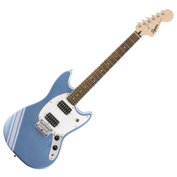 Squier Bullet Competition Mustang HH, Lake Placid Blue at Gear4music