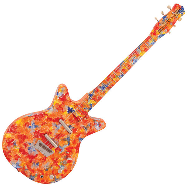 DISC Danelectro 59, Original Spec Guitar, Psychedelic Finish at