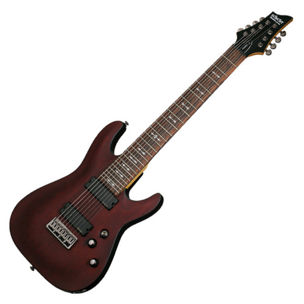 DISC Schecter Omen-8 8-String, Walnut Satin at Gear4music