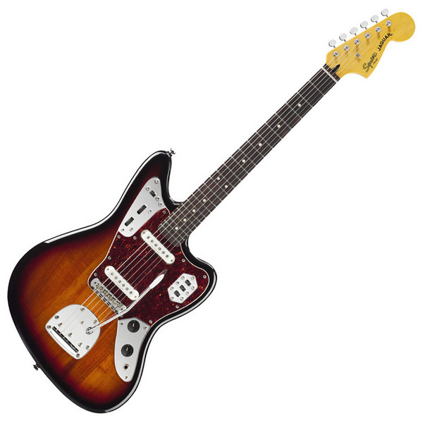 Squier by Fender Vintage Modified Jaguar Guitar, Sunburst - Ex