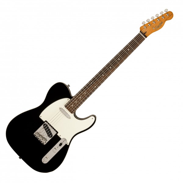Squier Classic Vibe Baritone Custom Telecaster, Black at Gear4music