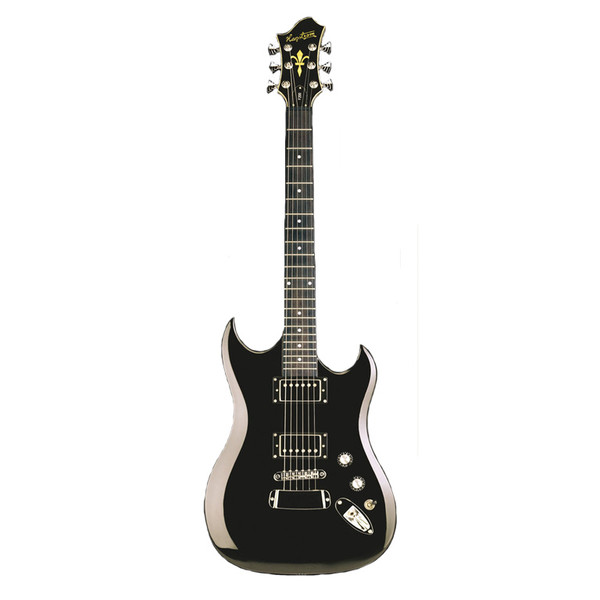 DISC Hagstrom F-200 Electric Guitar in Black | Gear4music