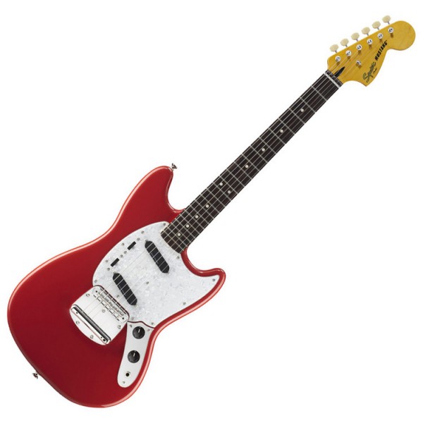 Squier Vintage Modified Mustang Guitar, Fiesta Red at Gear4music