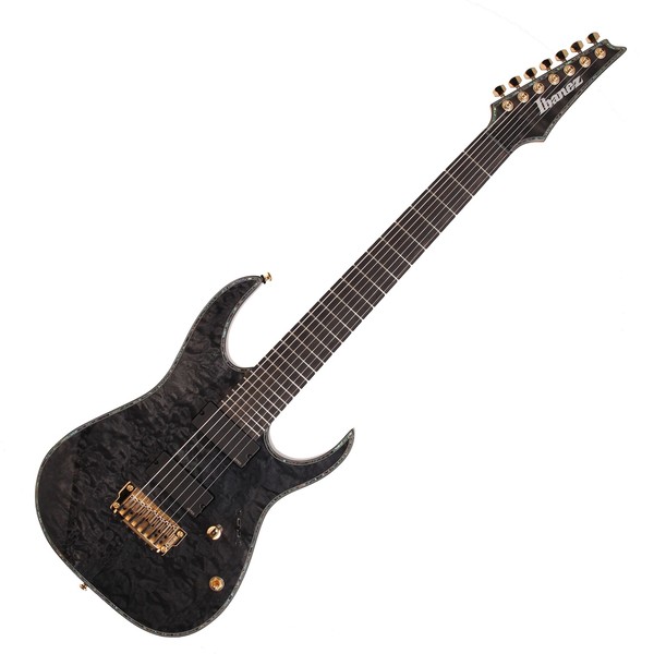 DISC Ibanez Iron Label RGIX27FEQM-TG Electric Guitar, Transparent
