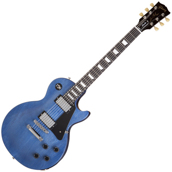 DISC Gibson Les Paul Studio Faded, Blue Stain at Gear4music