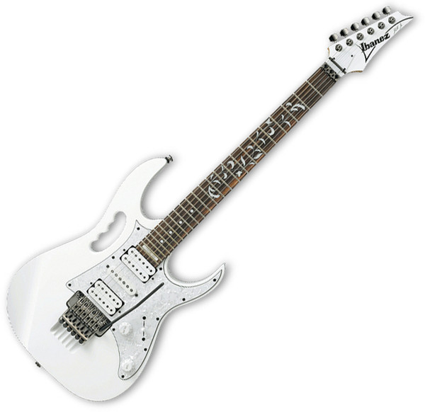DISC Ibanez JEM555, Steve Vai Signature Electric Guitar, White at