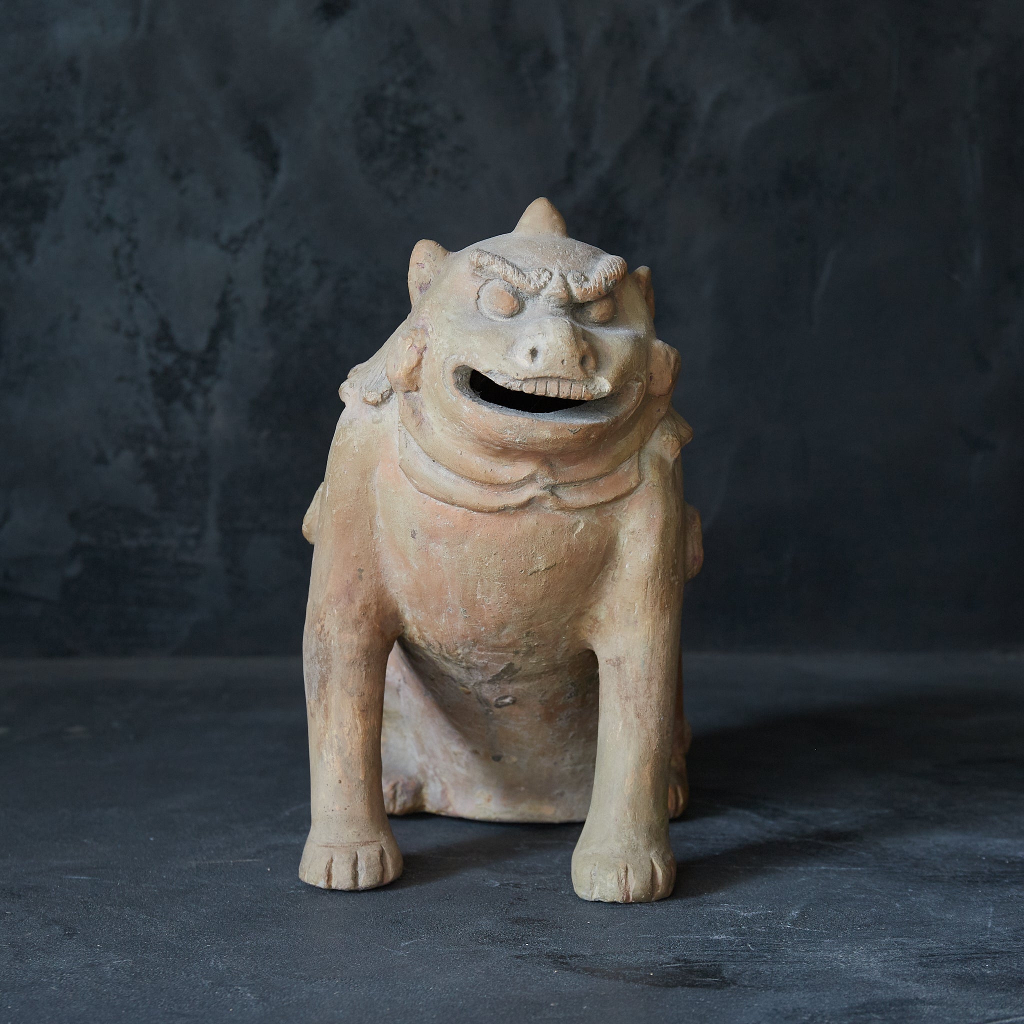 土器 狛犬 一角獅子像 | 入蘆花（ロカニイル）