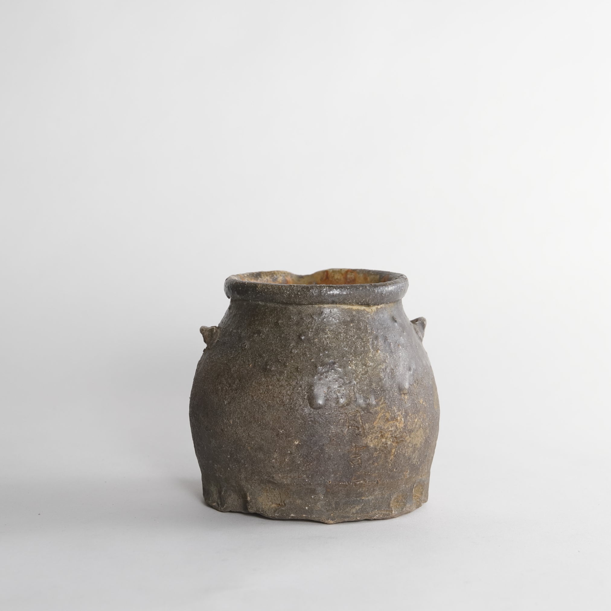 室町時代 古越前 お歯黒壺（1336–1573 CE） | 入蘆花（ロカニイル）