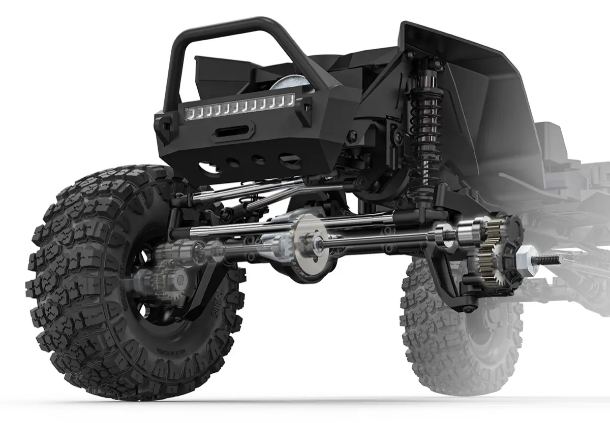 欲しい】Gmade 1/10 GS02F SPIDER PORTAL TS KIT 〜 ロングホイール