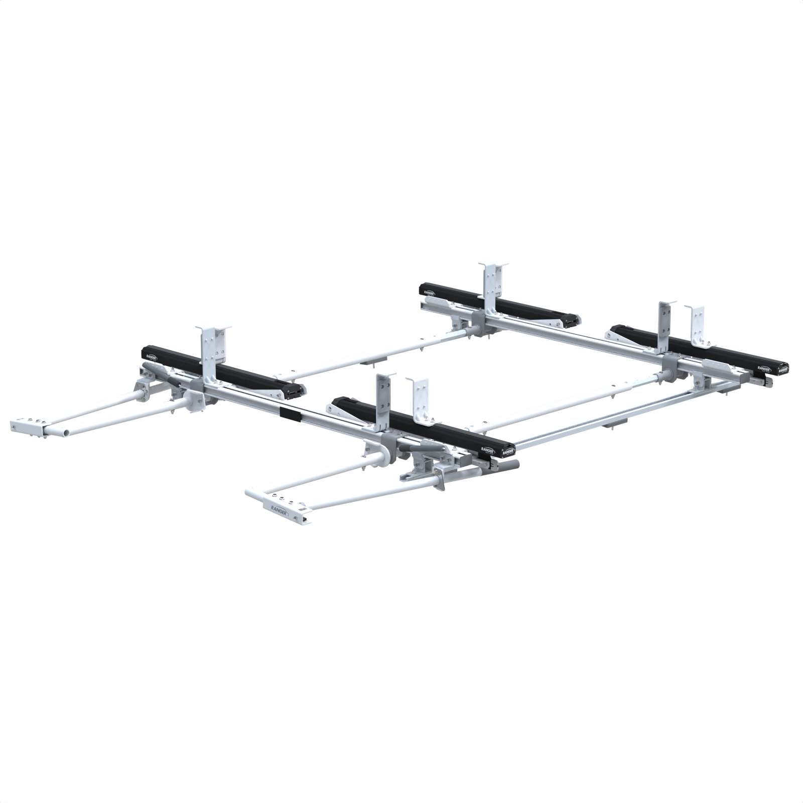 Max Rack Low Roof Drop Down Ladder Rack, Double Side, Ford Transit