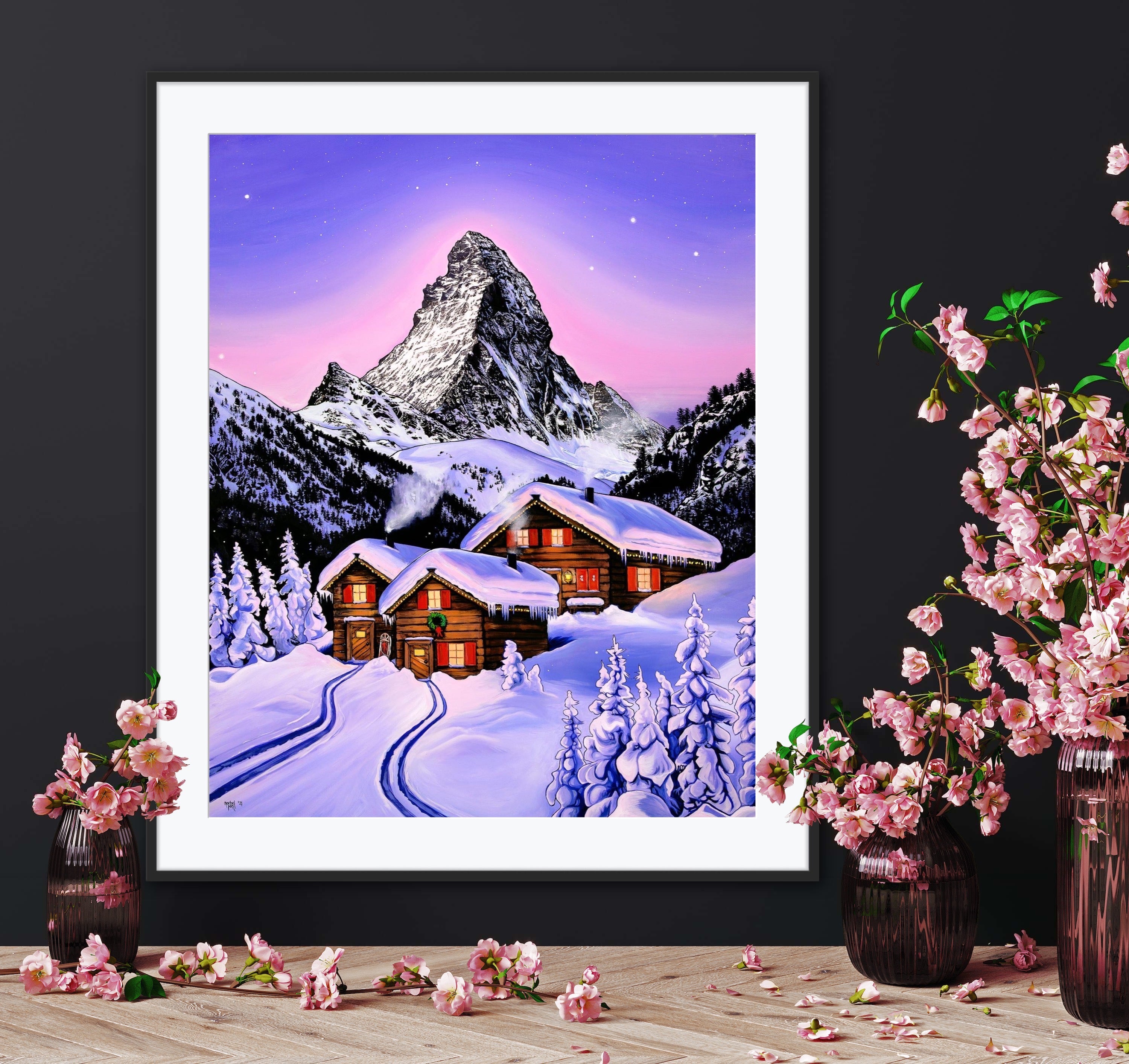 Matterhorn Twilight // Giclee Paper Print – Rachel Pohl Art