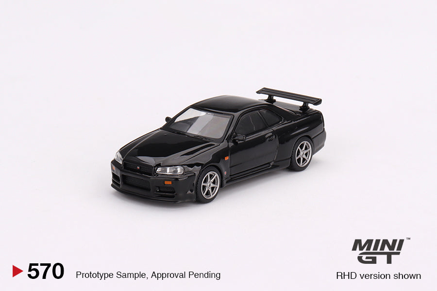 MINI GT MGT00570-R 1/64 Nissan スカイライン GT-R R34 V-Spec(右