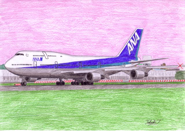 ANA B747-400