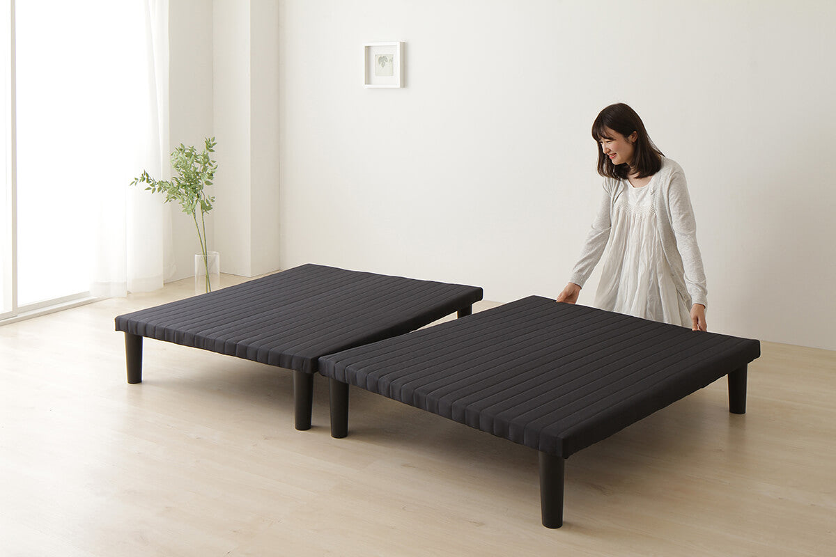 シンプルボトムベッド/組立時間10分 すぐに使えるシンプルベッド