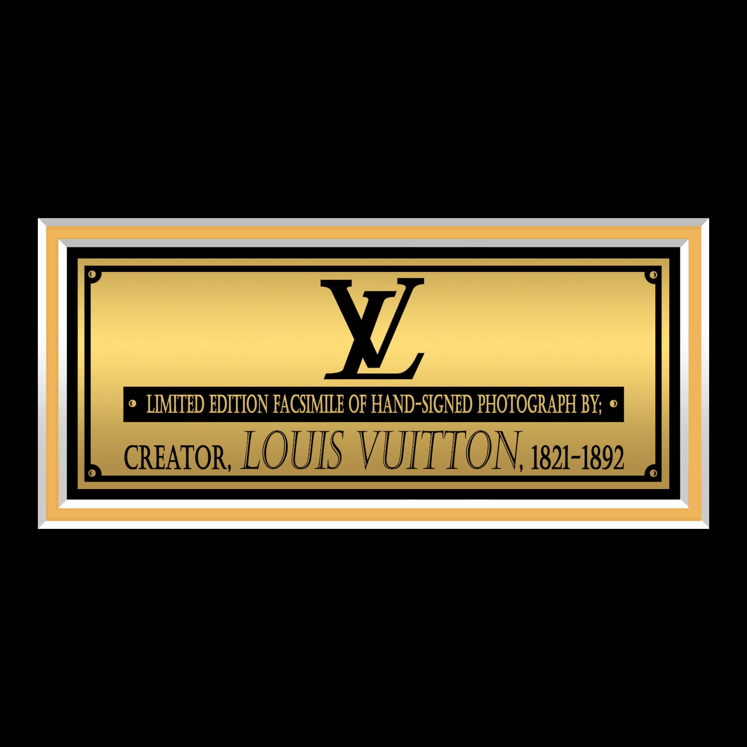 Louis Vuitton Photo Limited Signature Edition Custom Frame | RARE-T