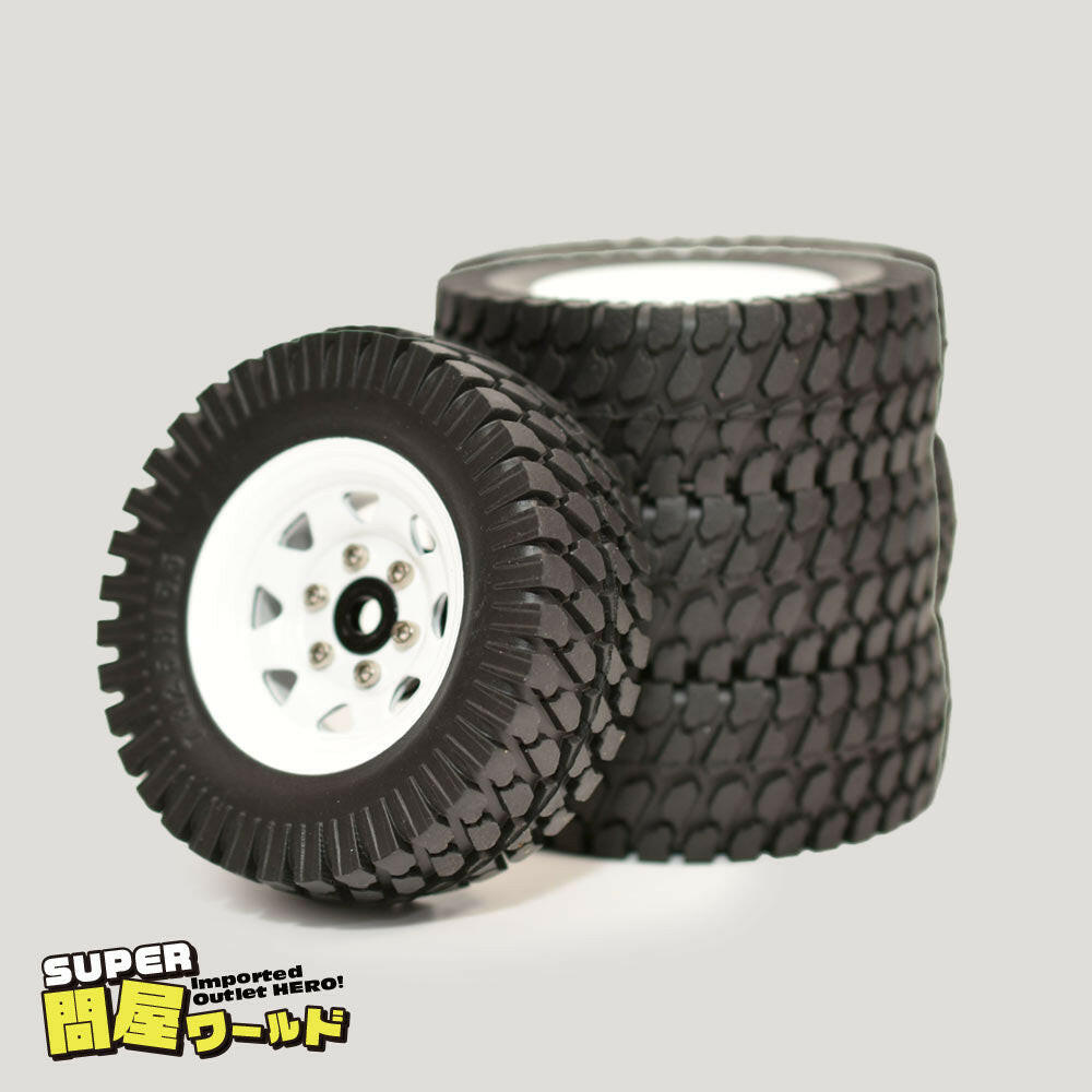 問屋ワールド】クローラーRC用1.55インチアルミ製ビードロックホイール
