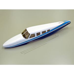900mm Size Super Scale Flying Model PIPER PA34 VE29Twin Blue