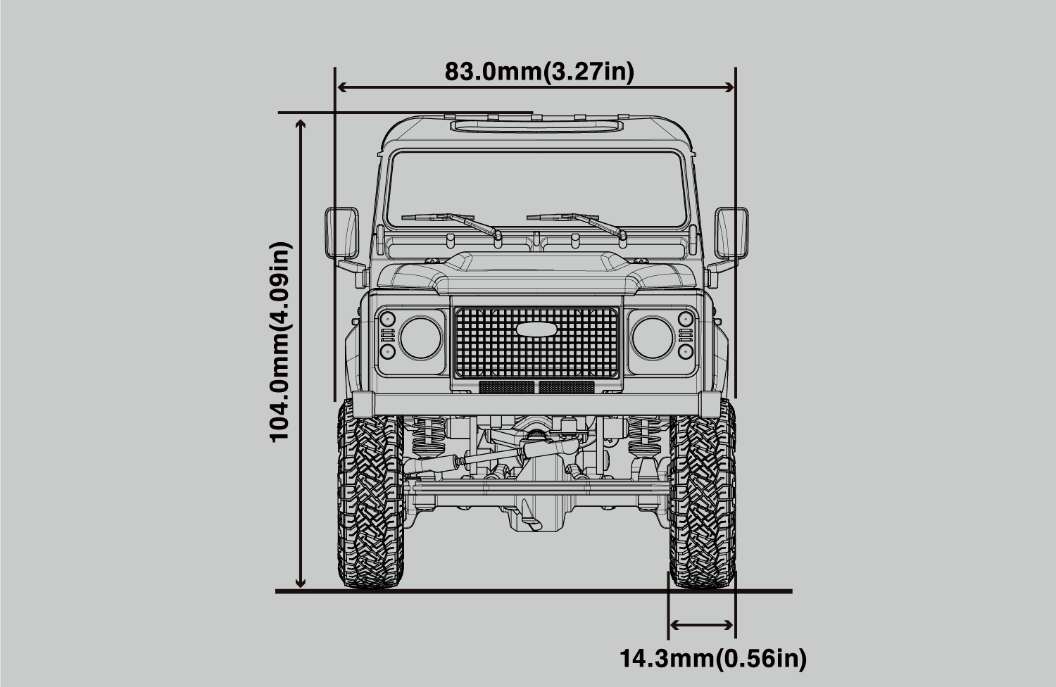 ミニッツ4×4 レディセット ランドローバー ディフェンダー 90 | 京商