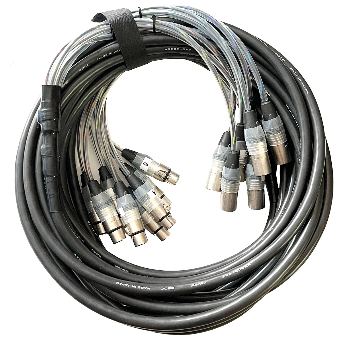 カナレ XLRオス-メス スネークケーブル 8ch/2m レンタル - 楽器