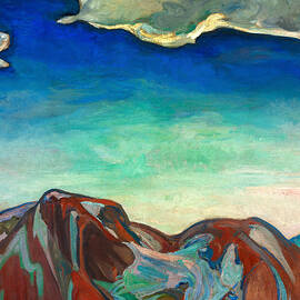 The Cloud, Red Mountain - Landscape with peaks of the Coast