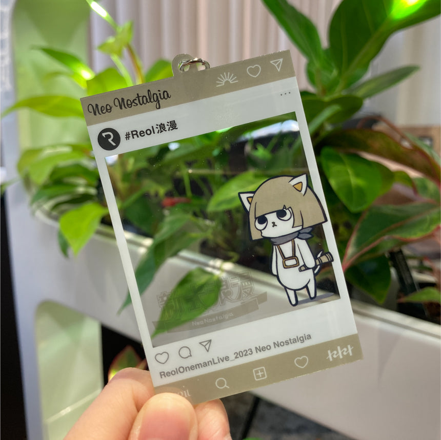 Reol ロゴネックストラップ＆アクリルファインダー -新式の車窓から