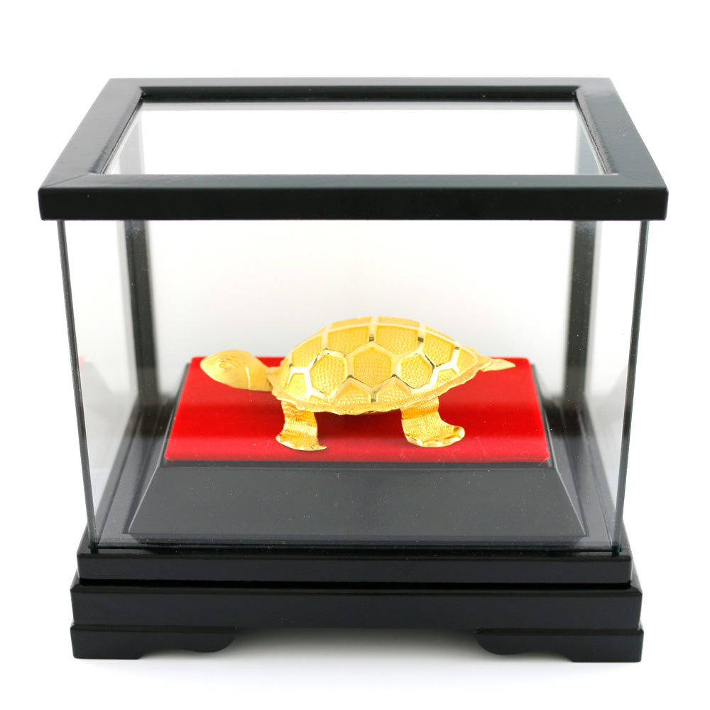 中古】 K24 金工芸品 かめ 亀 縁起物 37.5g 24金 K24ゴールド ユニ