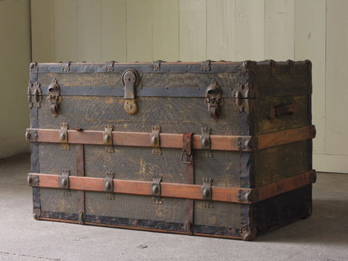 アンティーク 特大 船トランク | REFACTORY antiques