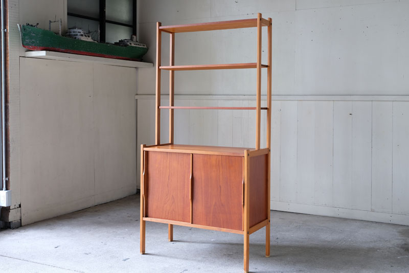 北欧ヴィンテージ チーク材ブックシェルフ | REFACTORY antiques