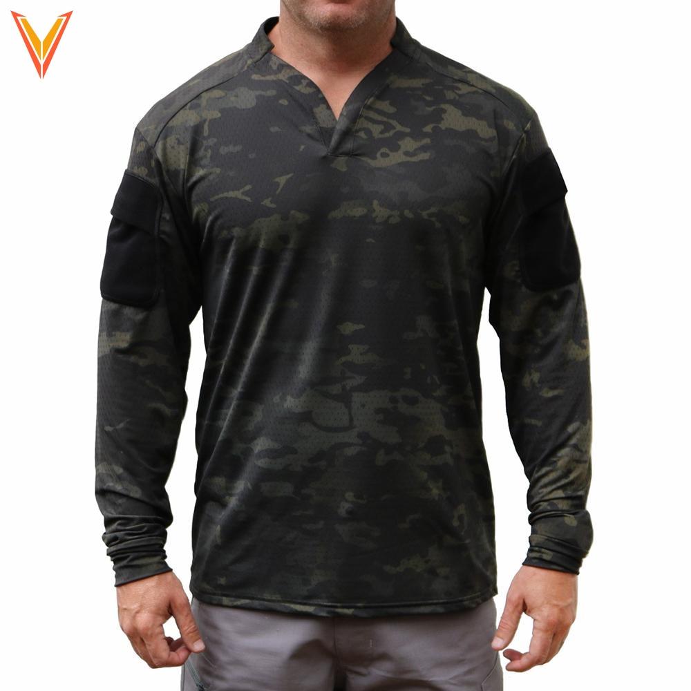 Velocity Systems BOSS Rugby Long Sleeve-Multicam Black | REALMENT