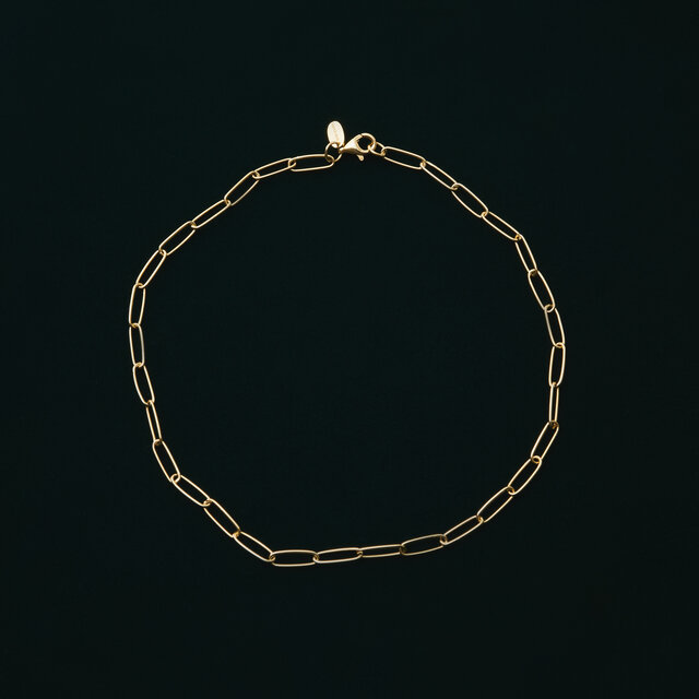 quip queint｜rectangle chain choker シルバー925 ネックレス