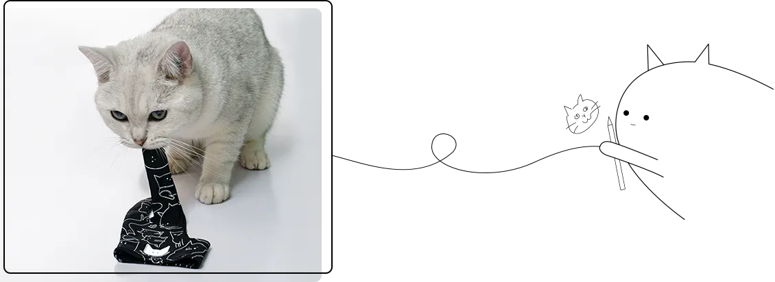 2本指グローブ 可愛い猫柄 | XPPen公式ストア