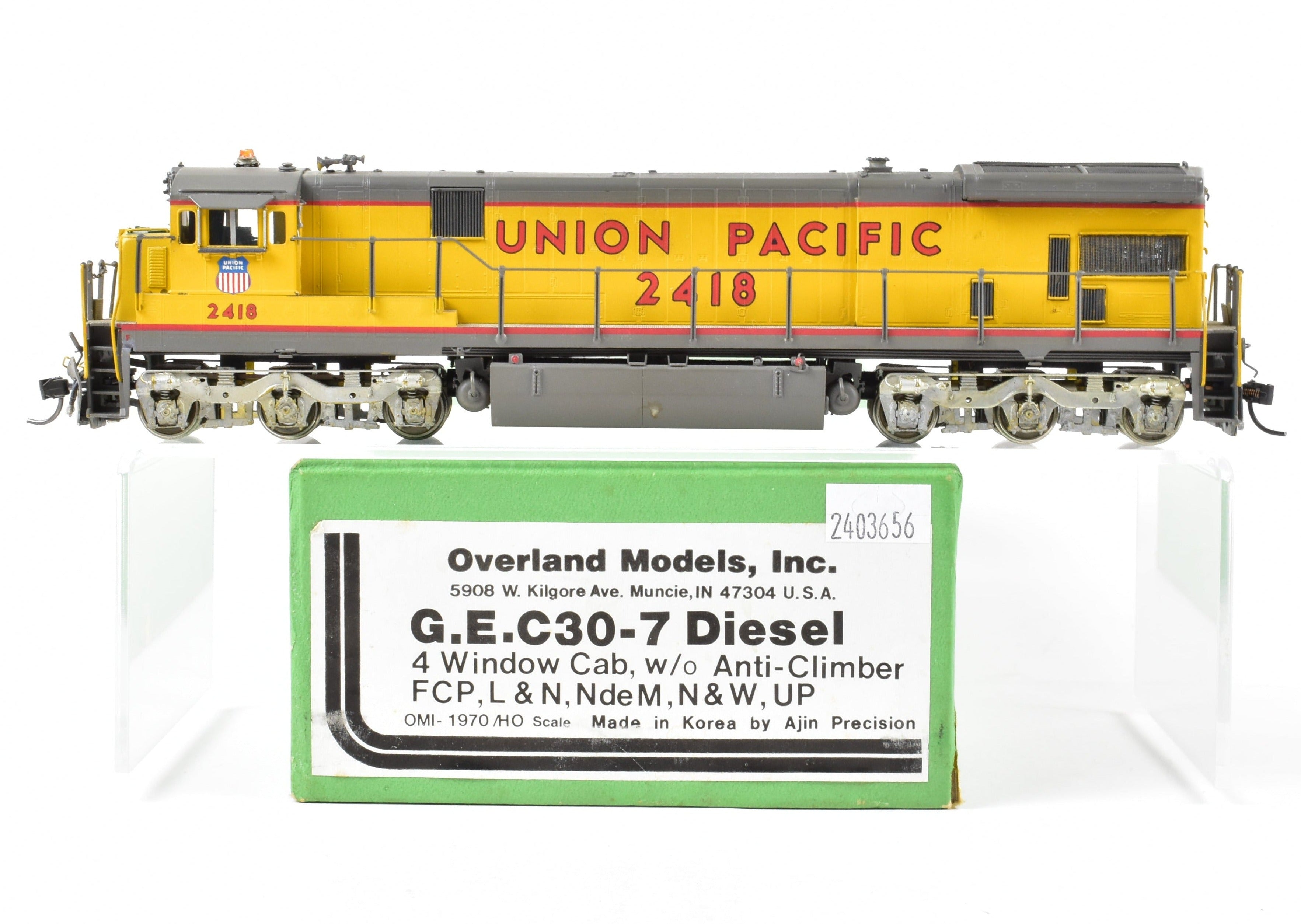 HO Brass OMI - Overland Models, Inc. UP - Union Pacific GE C-30-7