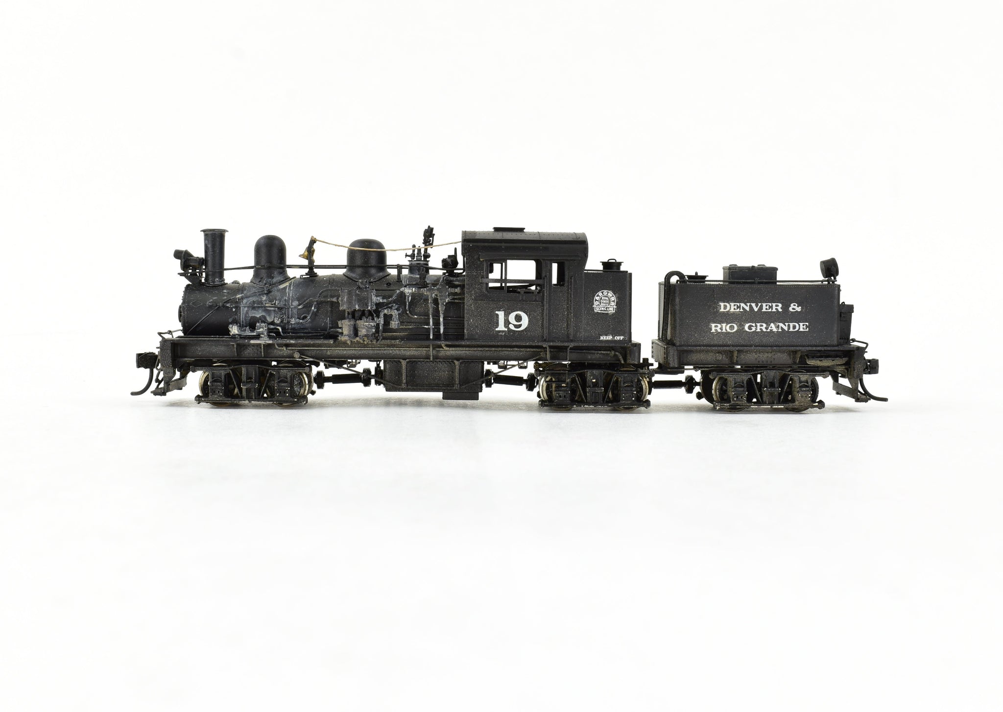 HO Brass Westside Model Co. Westside Lumber Co. 3-Truck Shay